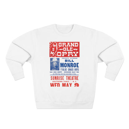 Bill Monroe - Unisex Premium Crewneck Sweatshirt