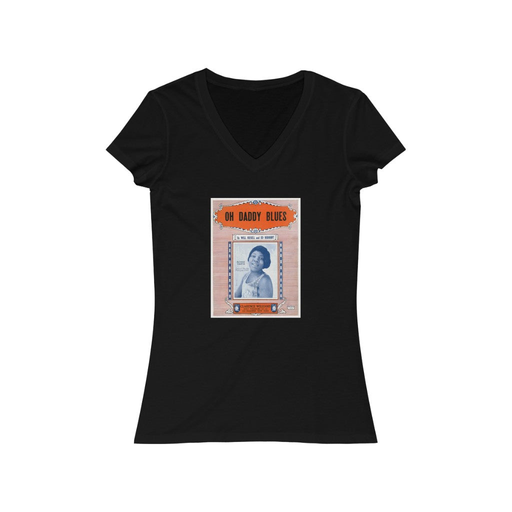 Bessie Smith - Women's Jersey Short Sleeve V-Neck Tee