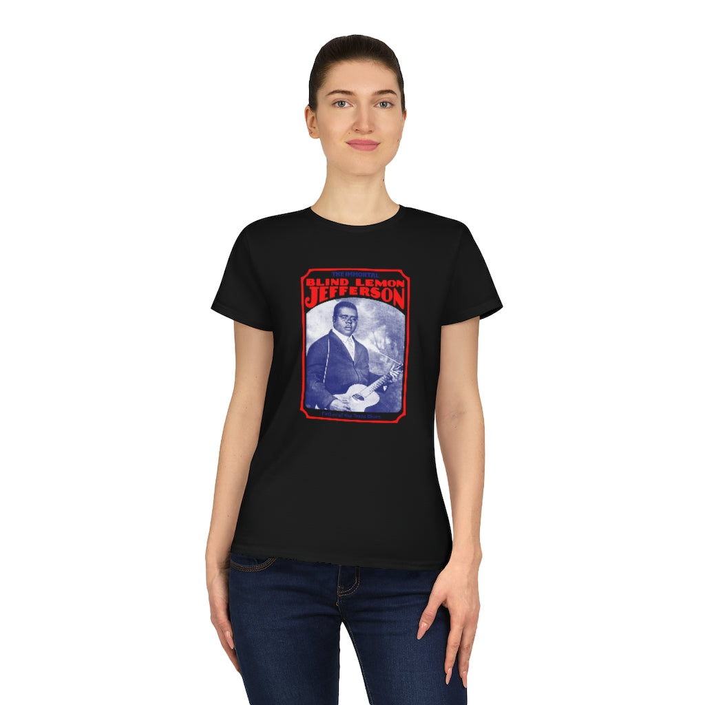 Blind Lemon Jefferson - Ladies' Premium Cotton T-Shirt