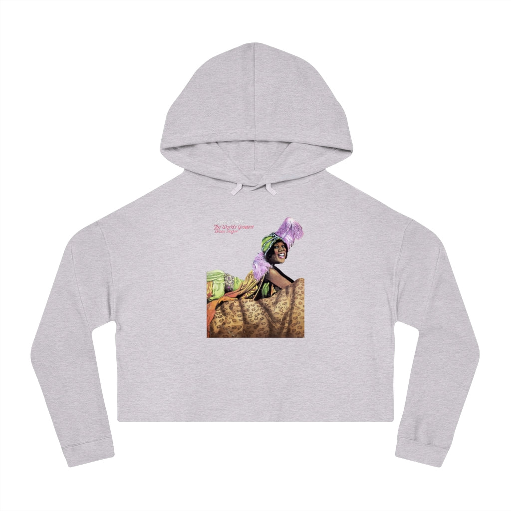 Bessie Smith - Women's Cropped Hooded Sweatshirt