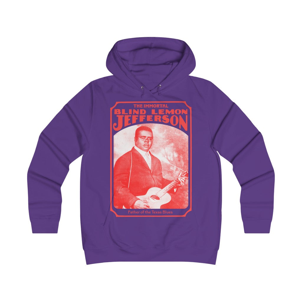 Blind Lemon Jefferson - Girlie College Hoodie