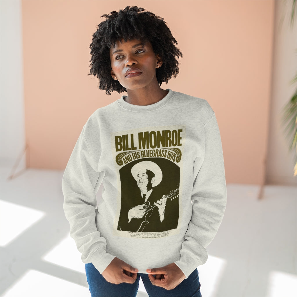 Bill Monroe - Unisex Premium Crewneck Sweatshirt