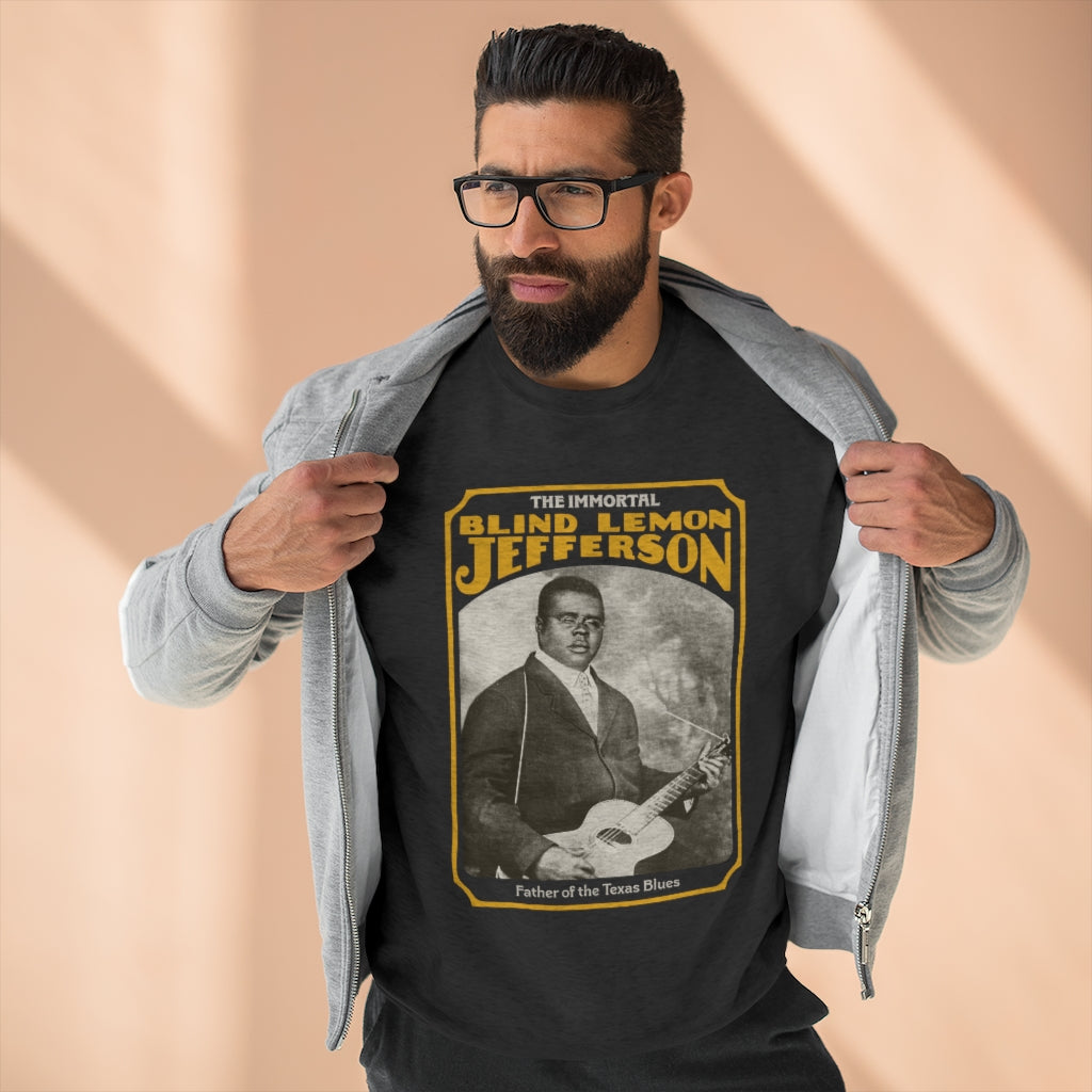 Blind Lemon Jefferson - Unisex Premium Crewneck Sweatshirt