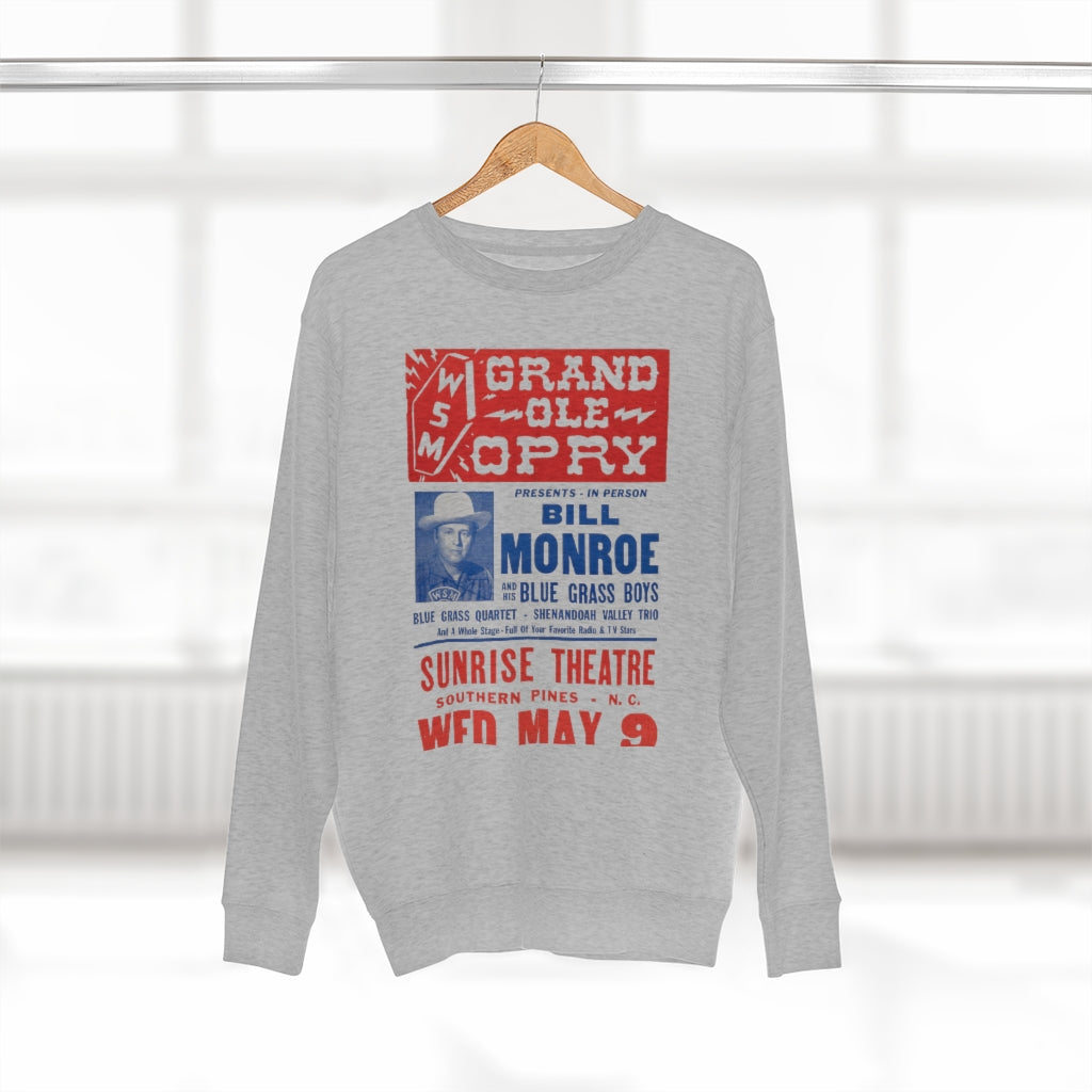 Bill Monroe - Unisex Premium Crewneck Sweatshirt