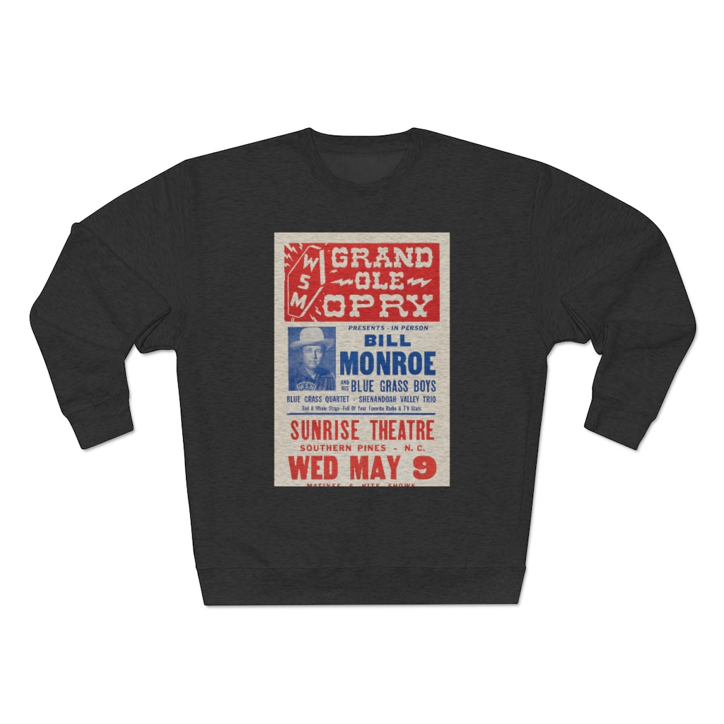 Bill Monroe - Unisex Premium Crewneck Sweatshirt