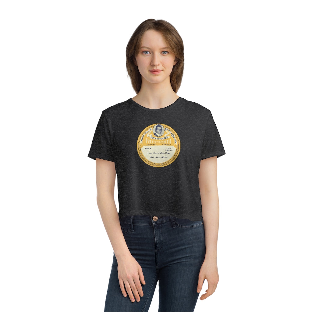 Blind Lemon Jefferson - Women's Flowy Cropped Teeed Tee