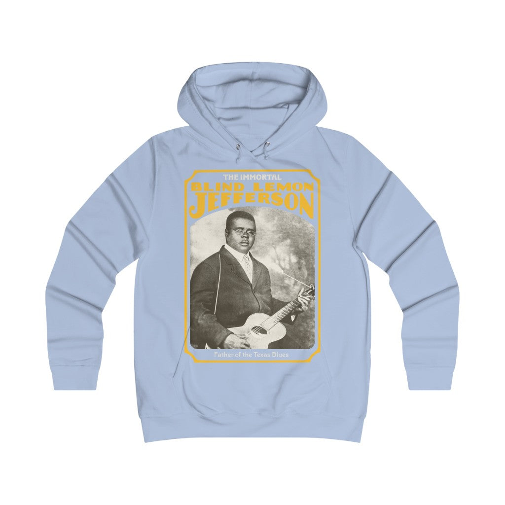 Blind Lemon Jefferson - Girlie College Hoodie