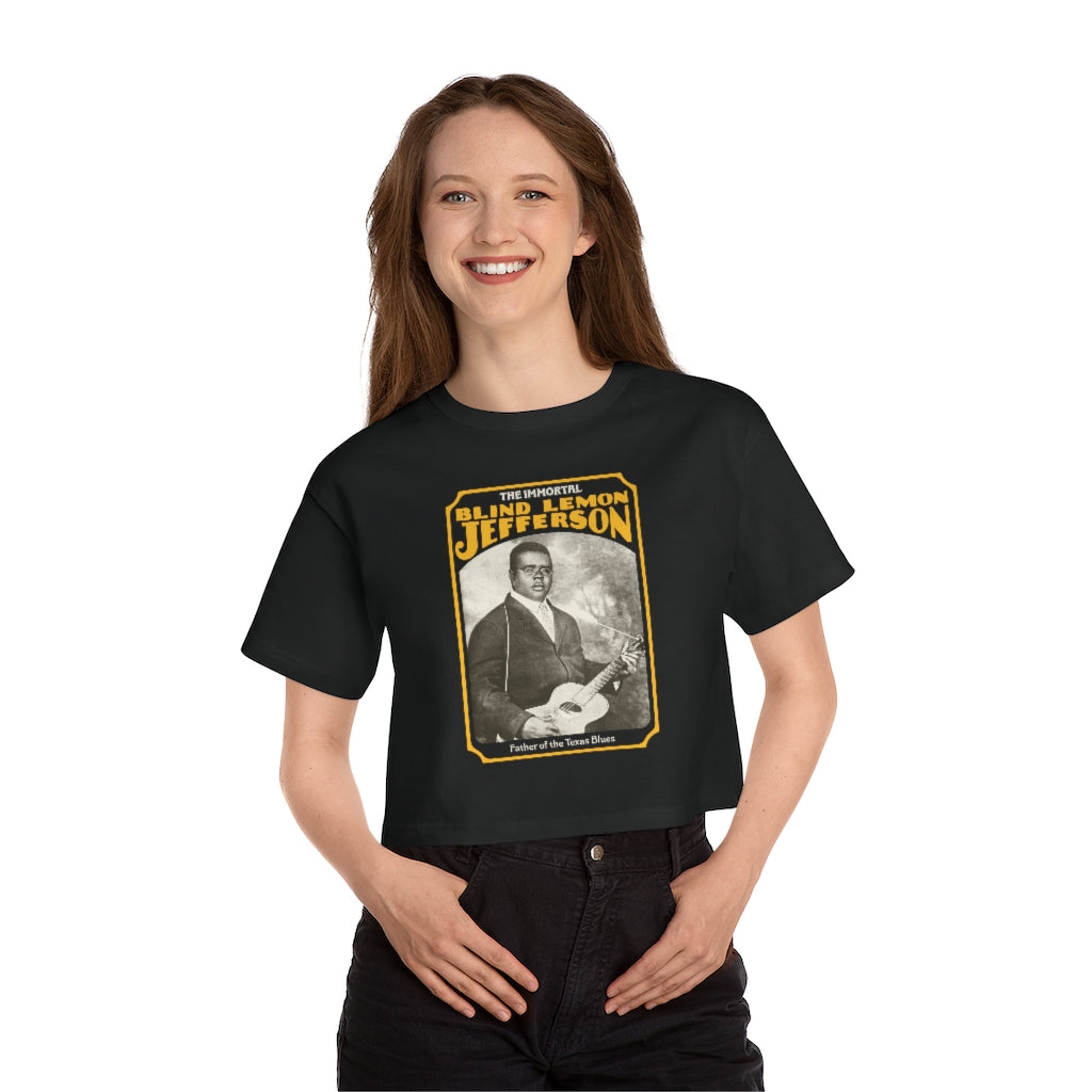 Blind Lemon Jefferson - Champion Women's Heritage Cropped T-Shirt