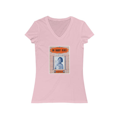 Bessie Smith - Women's Jersey Short Sleeve V-Neck Tee