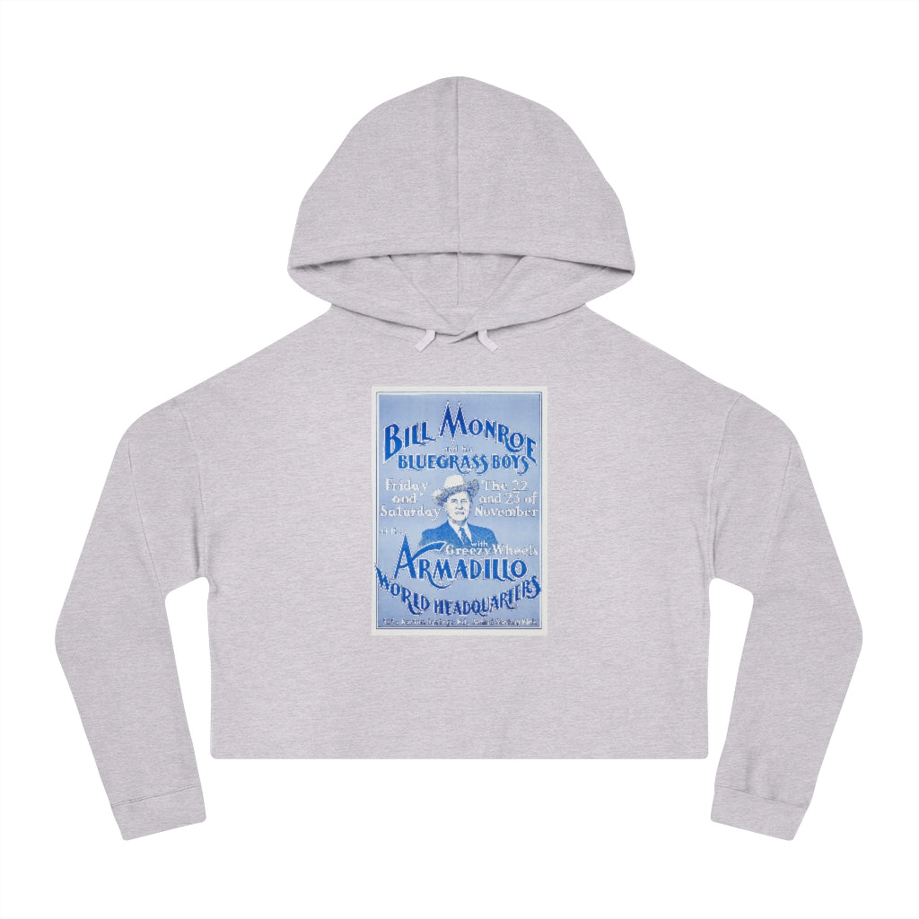 Bill Monroe - Women's Cropped Hooded Sweatshirt