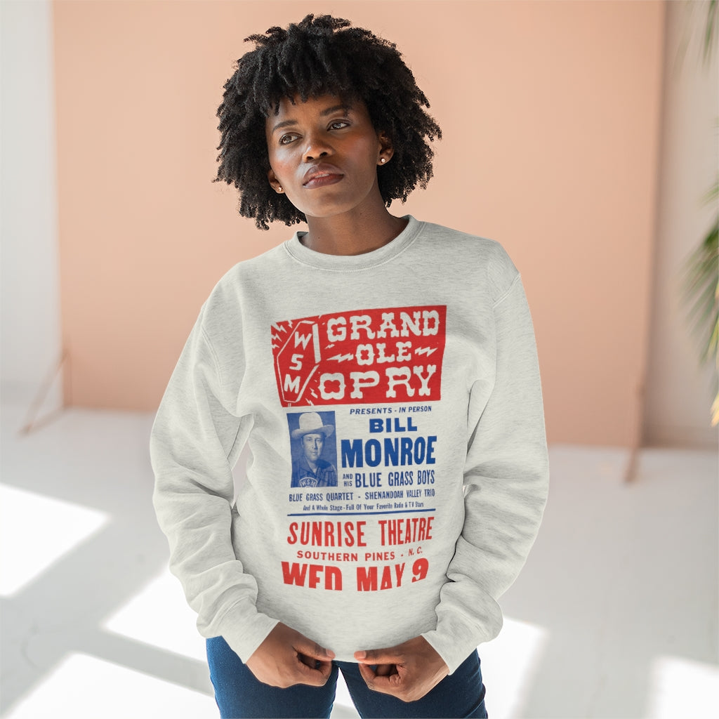 Bill Monroe - Unisex Premium Crewneck Sweatshirt