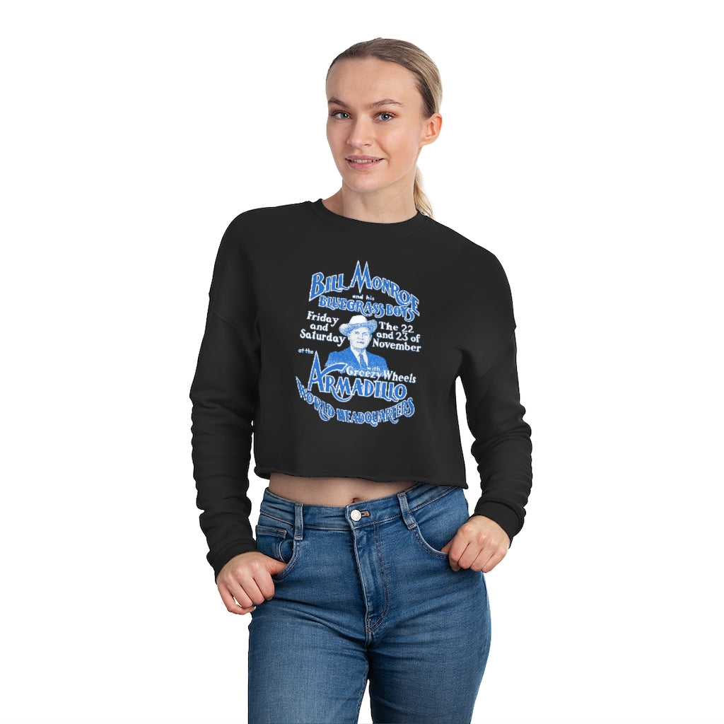 Bill Monroe - Women's Cropped Sweatshirt