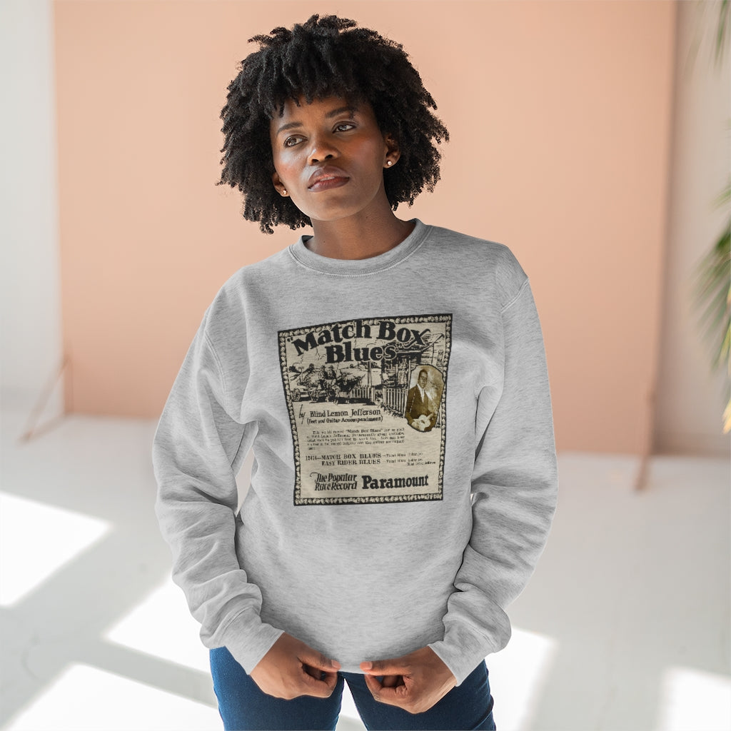 Blind Lemon Jefferson - Unisex Premium Crewneck Sweatshirt