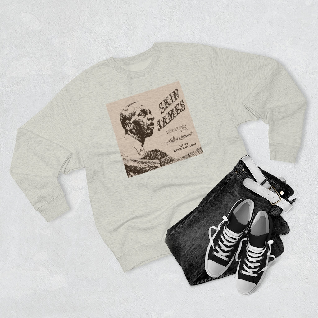 Skip James - Unisex Premium Crewneck Sweatshirt