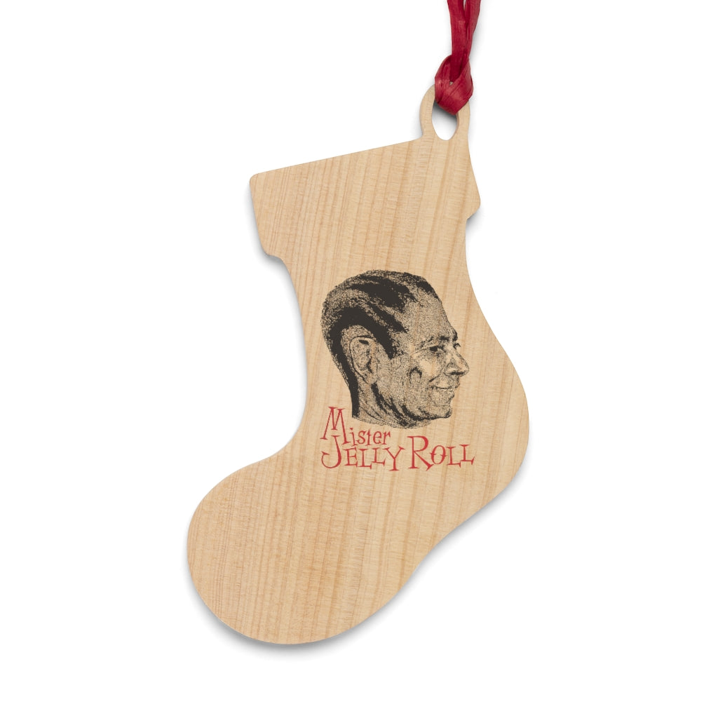 Jelly Roll Morton - Wooden Ornaments