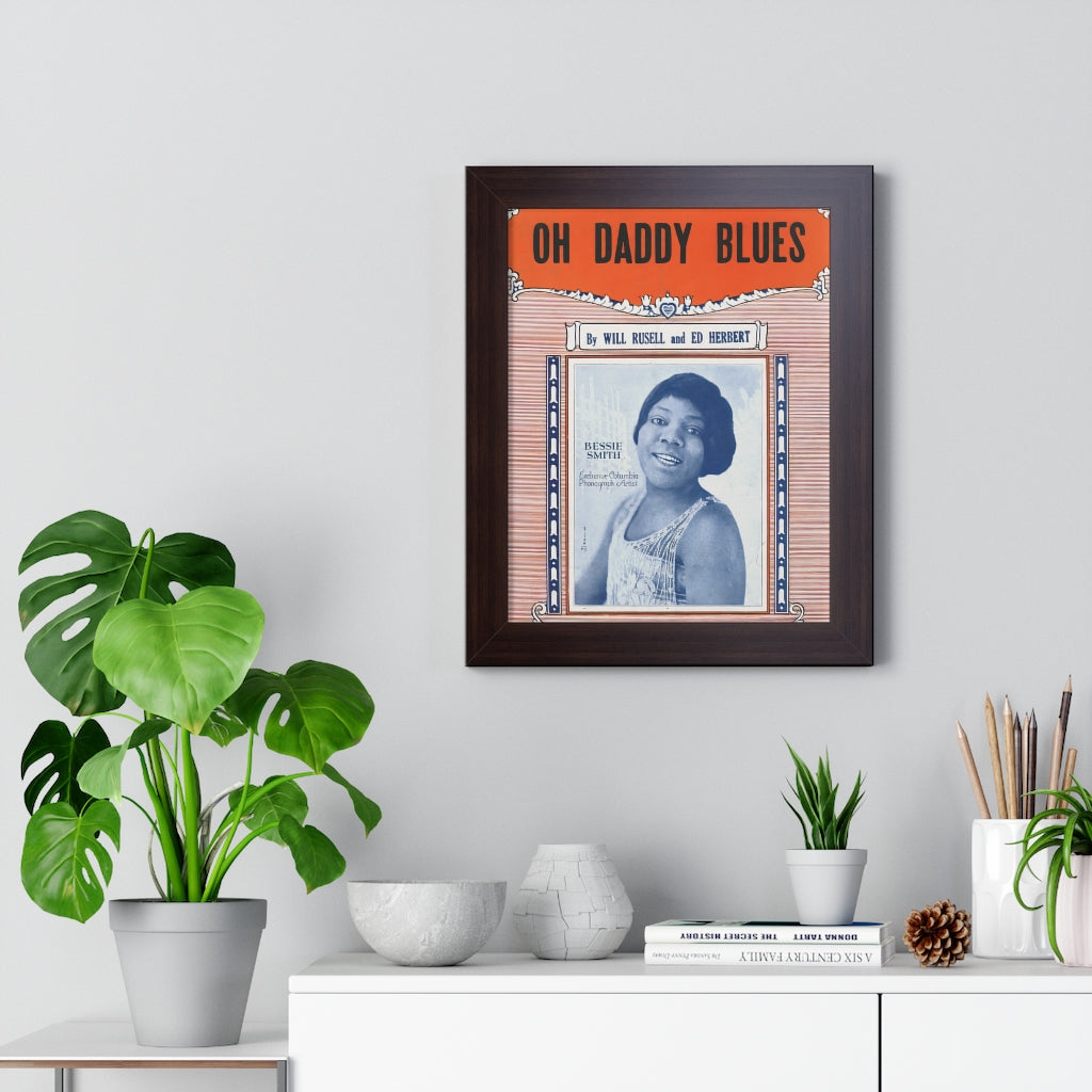 Bessie Smith - Framed Vertical Poster