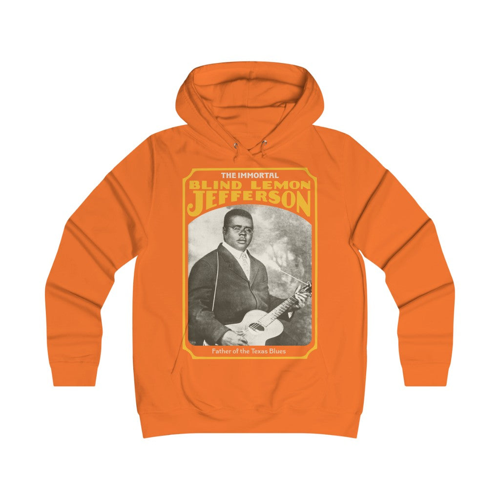 Blind Lemon Jefferson - Girlie College Hoodie