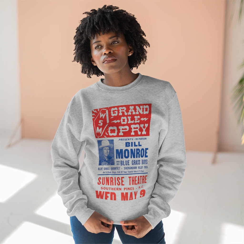 Bill Monroe - Unisex Premium Crewneck Sweatshirt