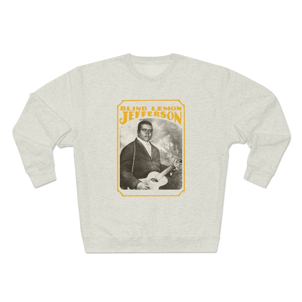 Blind Lemon Jefferson - Unisex Premium Crewneck Sweatshirt