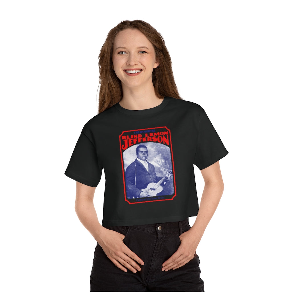 Blind Lemon Jefferson - Champion Women's Heritage Cropped T-Shirt