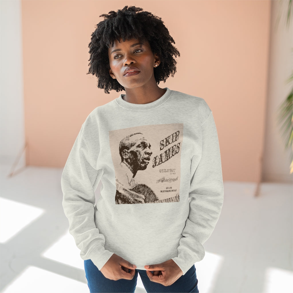 Skip James - Unisex Premium Crewneck Sweatshirt