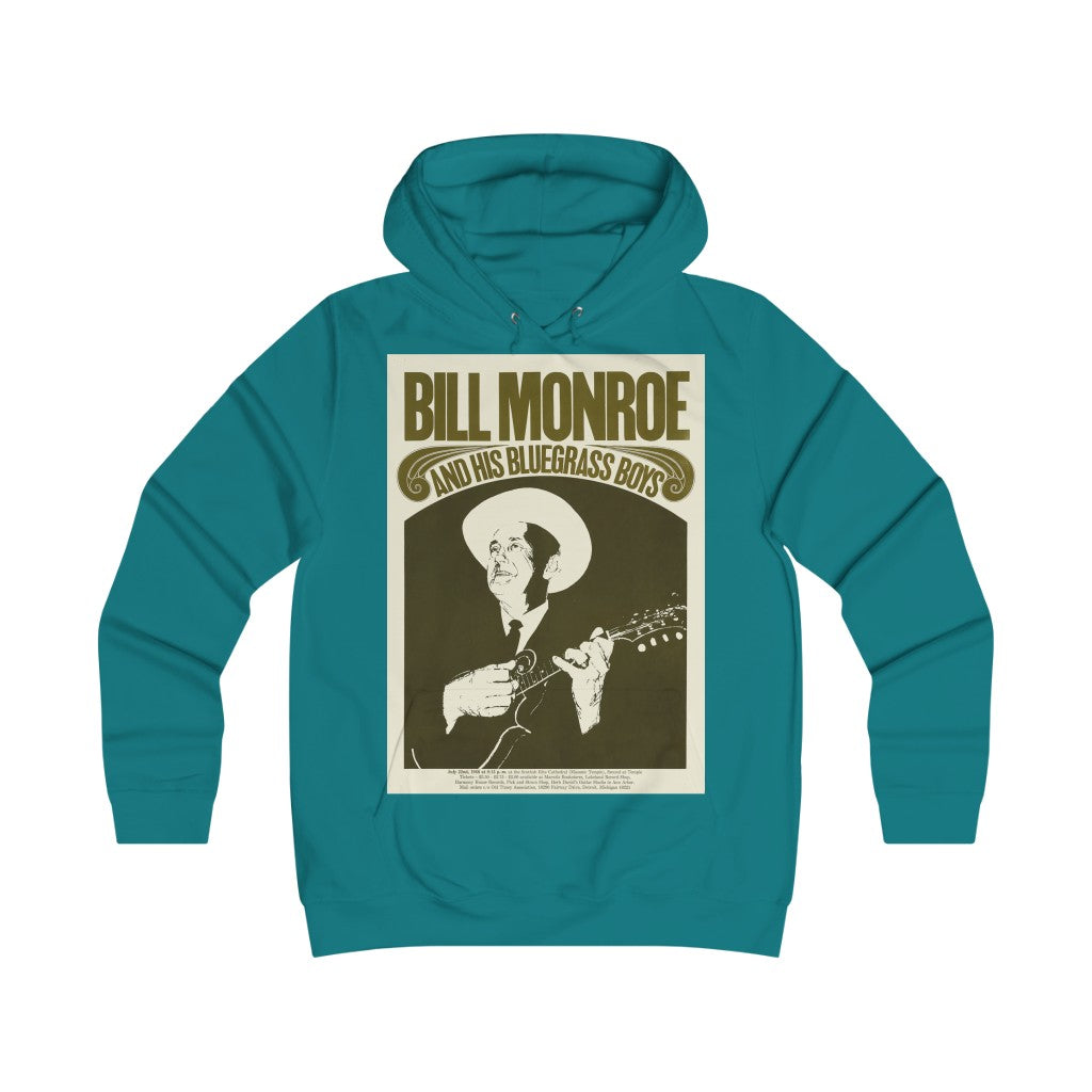 Bill Monroe - Girlie College Hoodie