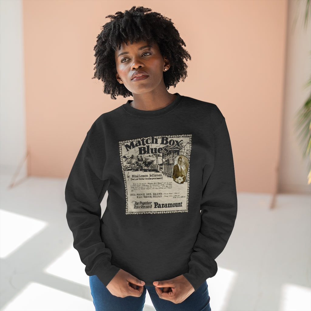 Blind Lemon Jefferson - Unisex Premium Crewneck Sweatshirt