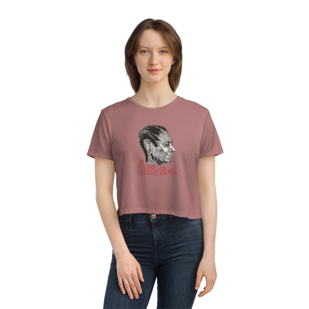 Jelly Roll Morton - Women's Flowy Cropped Teeed Tee