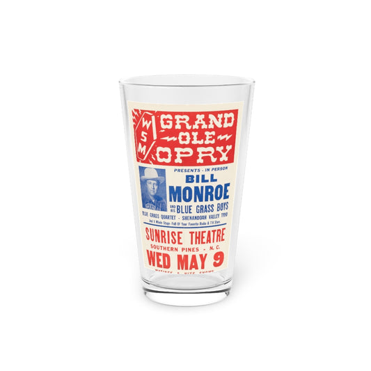 Bill Monroe - Pint Glass, 16oz