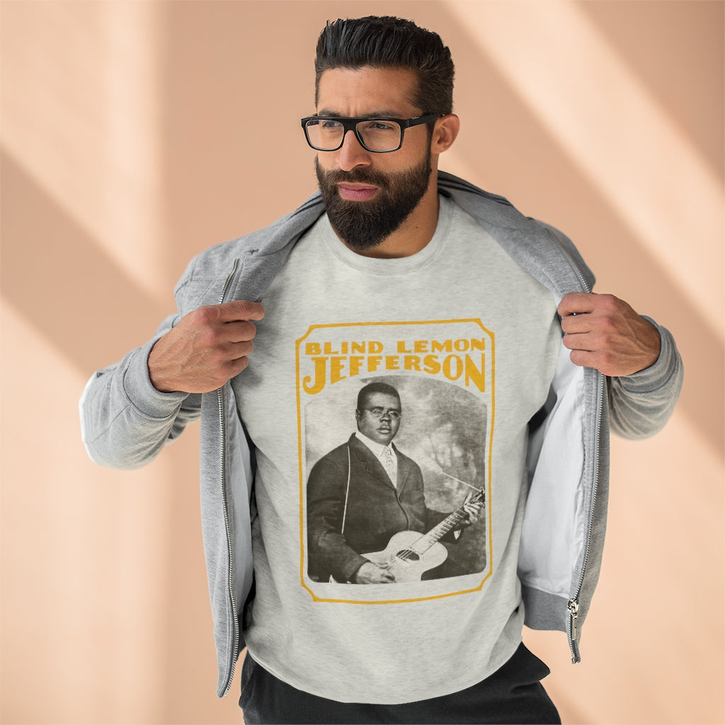 Blind Lemon Jefferson - Unisex Premium Crewneck Sweatshirt