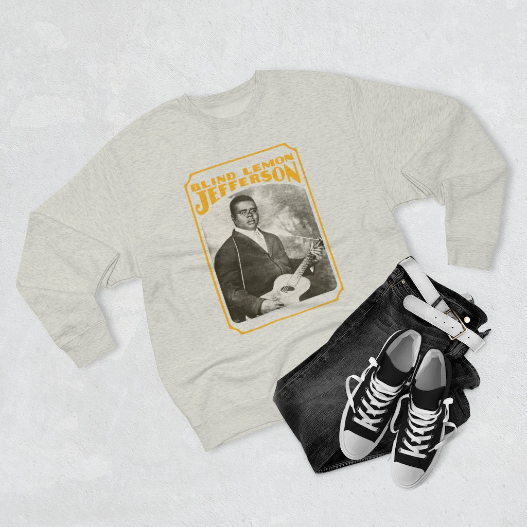 Blind Lemon Jefferson - Unisex Premium Crewneck Sweatshirt