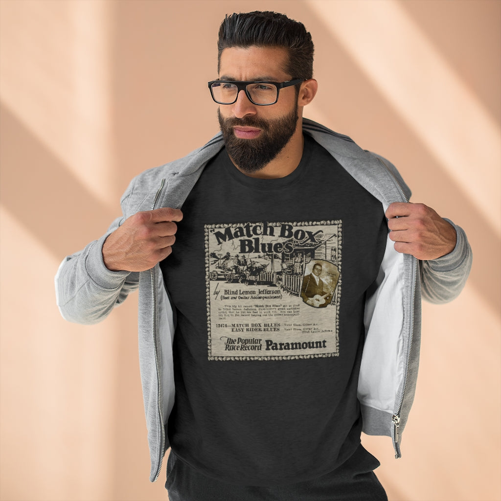 Blind Lemon Jefferson - Unisex Premium Crewneck Sweatshirt