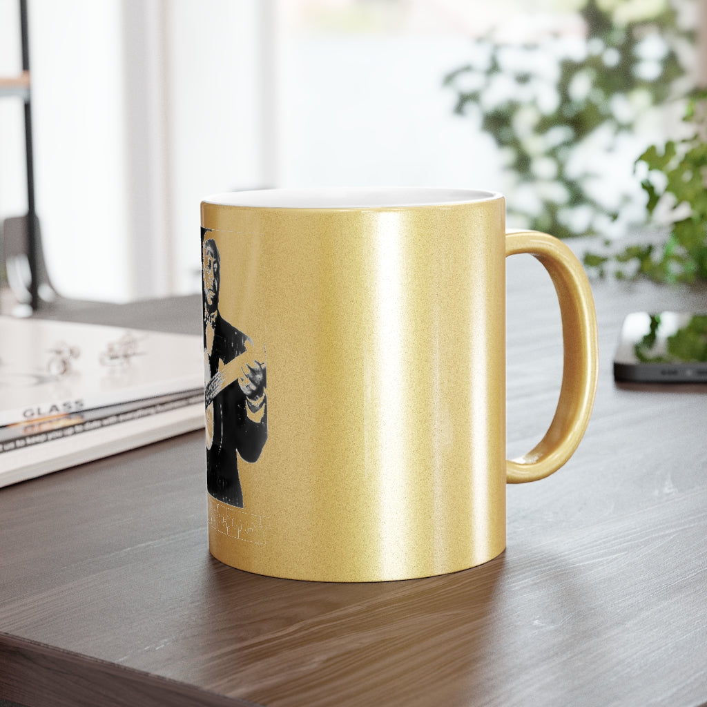 Leadbelly - Metallic Mug (Silver or Gold)