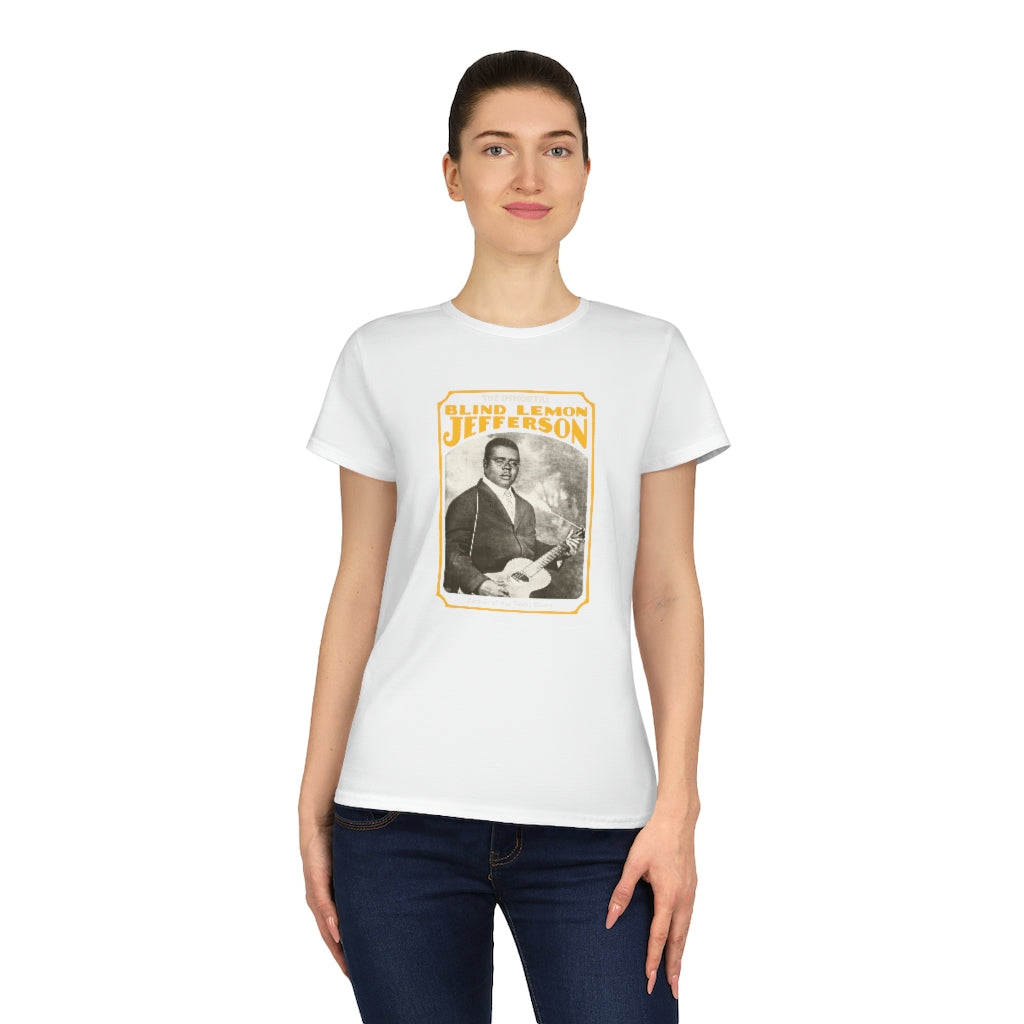 Blind Lemon Jefferson - Ladies' Premium Cotton T-Shirt