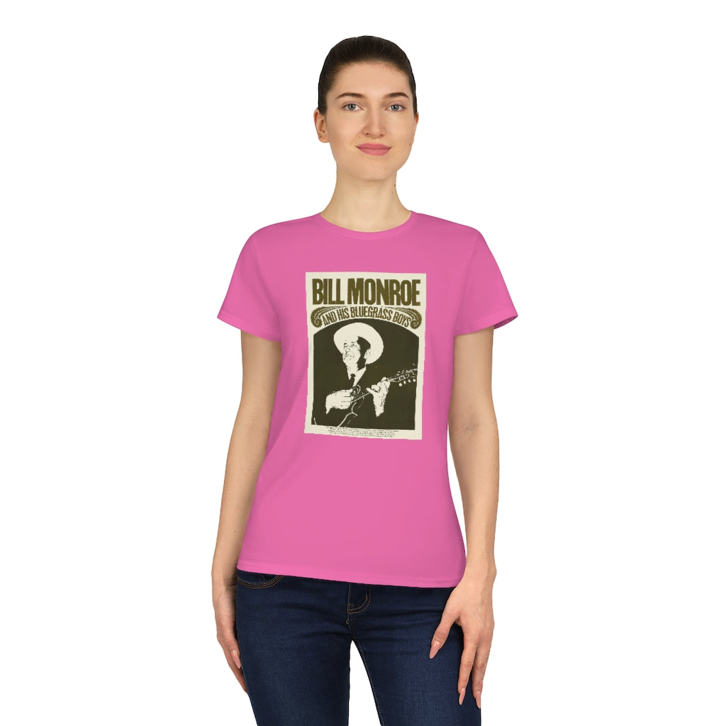 Bill Monroe - Ladies' Premium Cotton T-Shirt