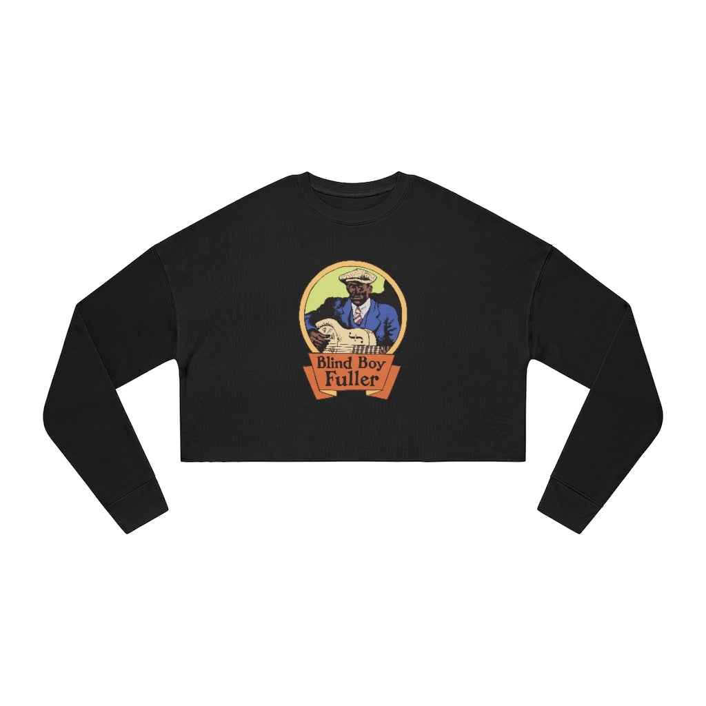 Blind Boy Fuller - Women's Cropped Sweatshirt