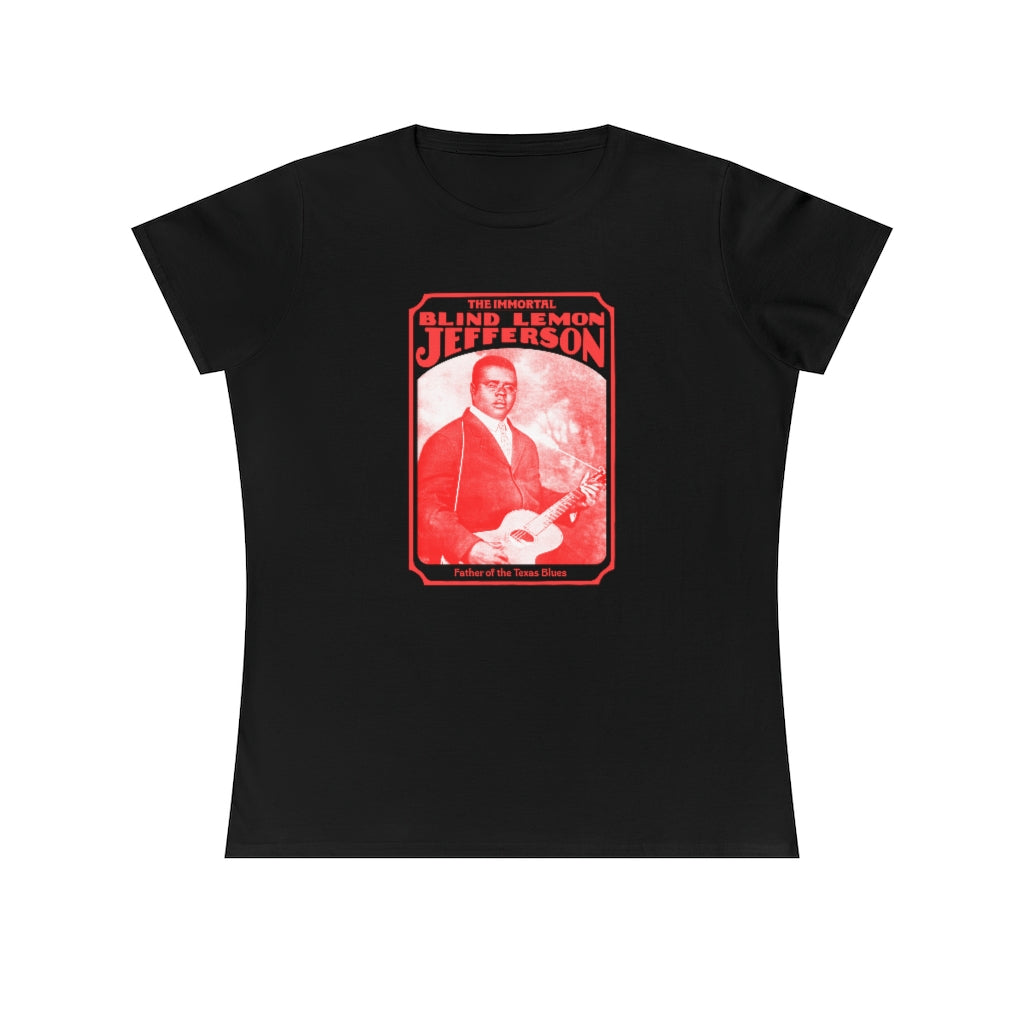 Blind Lemon Jefferson - Ladies' Premium Cotton T-Shirt