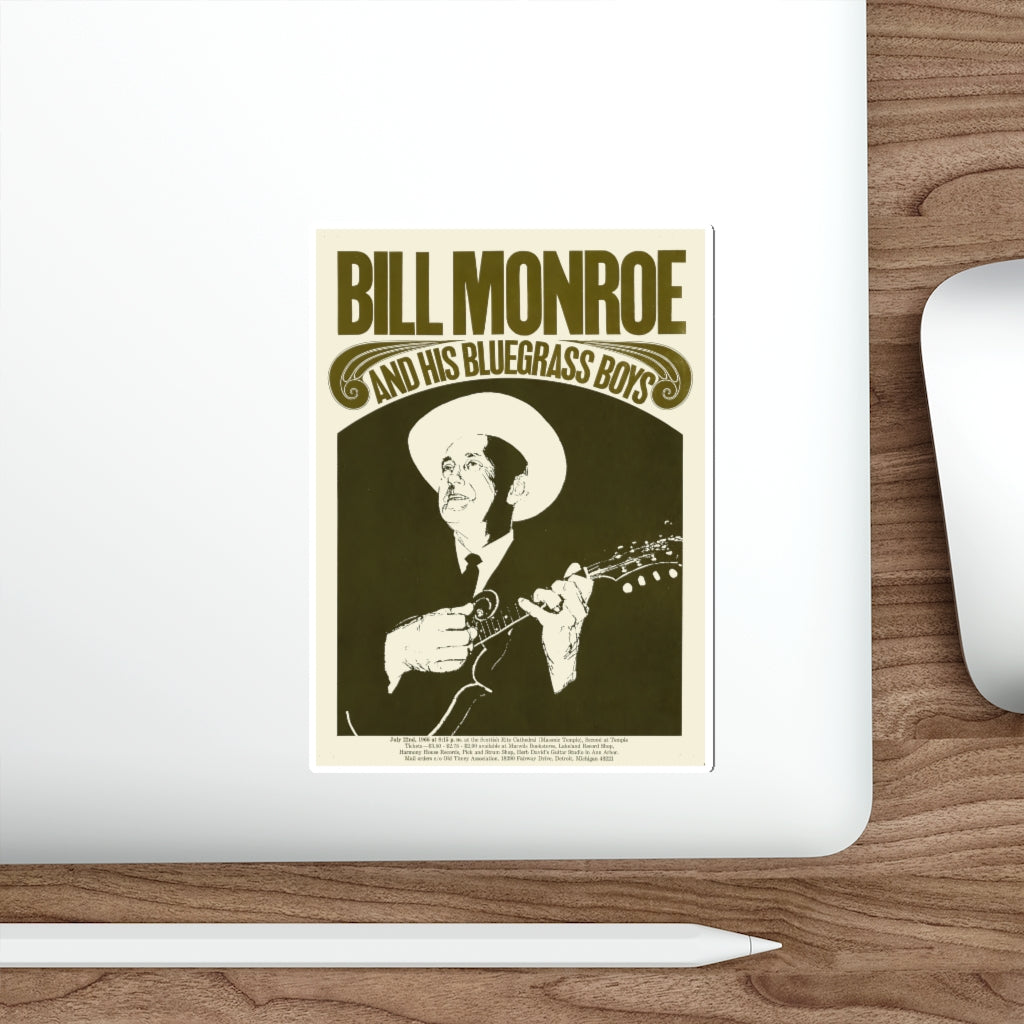 Bill Monroe - Die-Cut Stickers