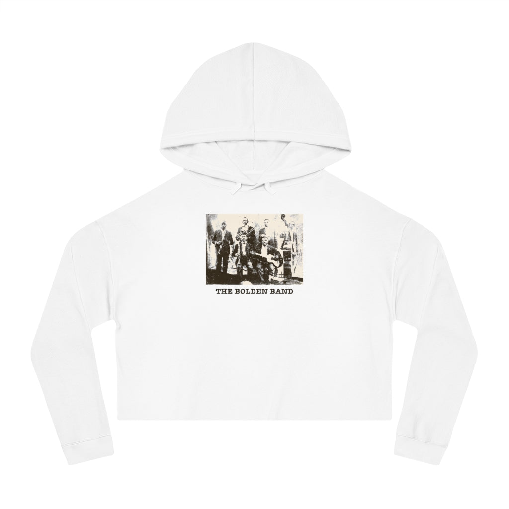 Bolden Band - Women's Cropped Hooded Sweatshirt