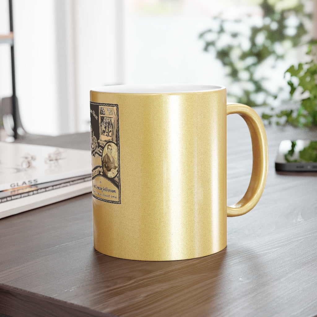 Blind Lemon Jefferson - Metallic Mug (Silver or Gold)