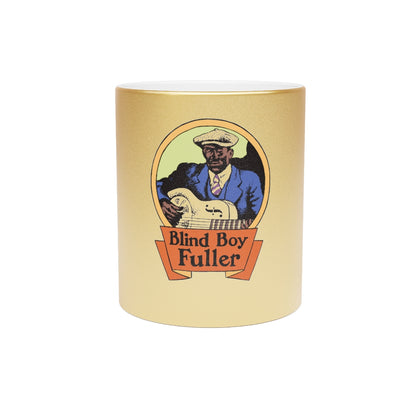 Blind Boy Fuller - Metallic Mug (Silver or Gold)