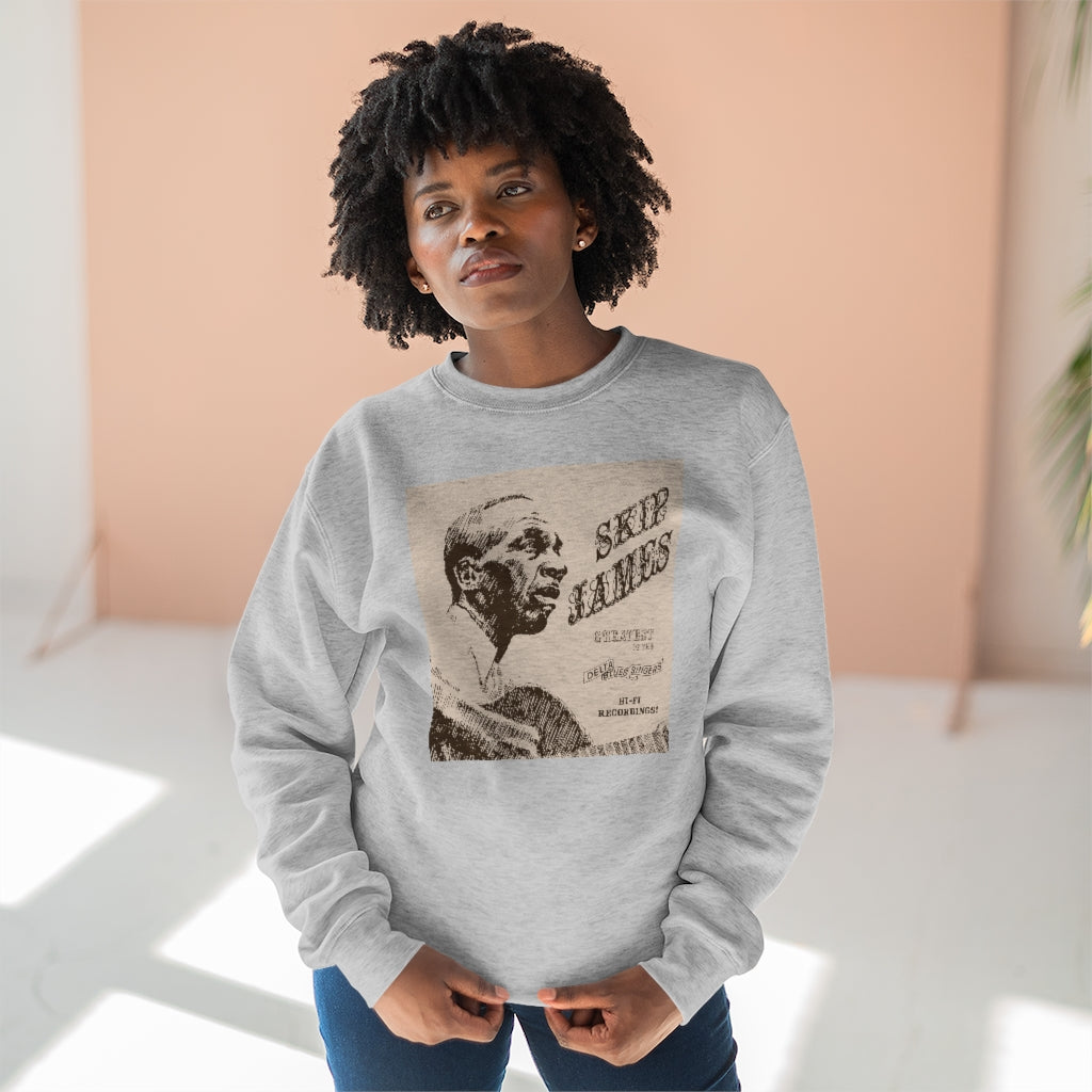 Skip James - Unisex Premium Crewneck Sweatshirt