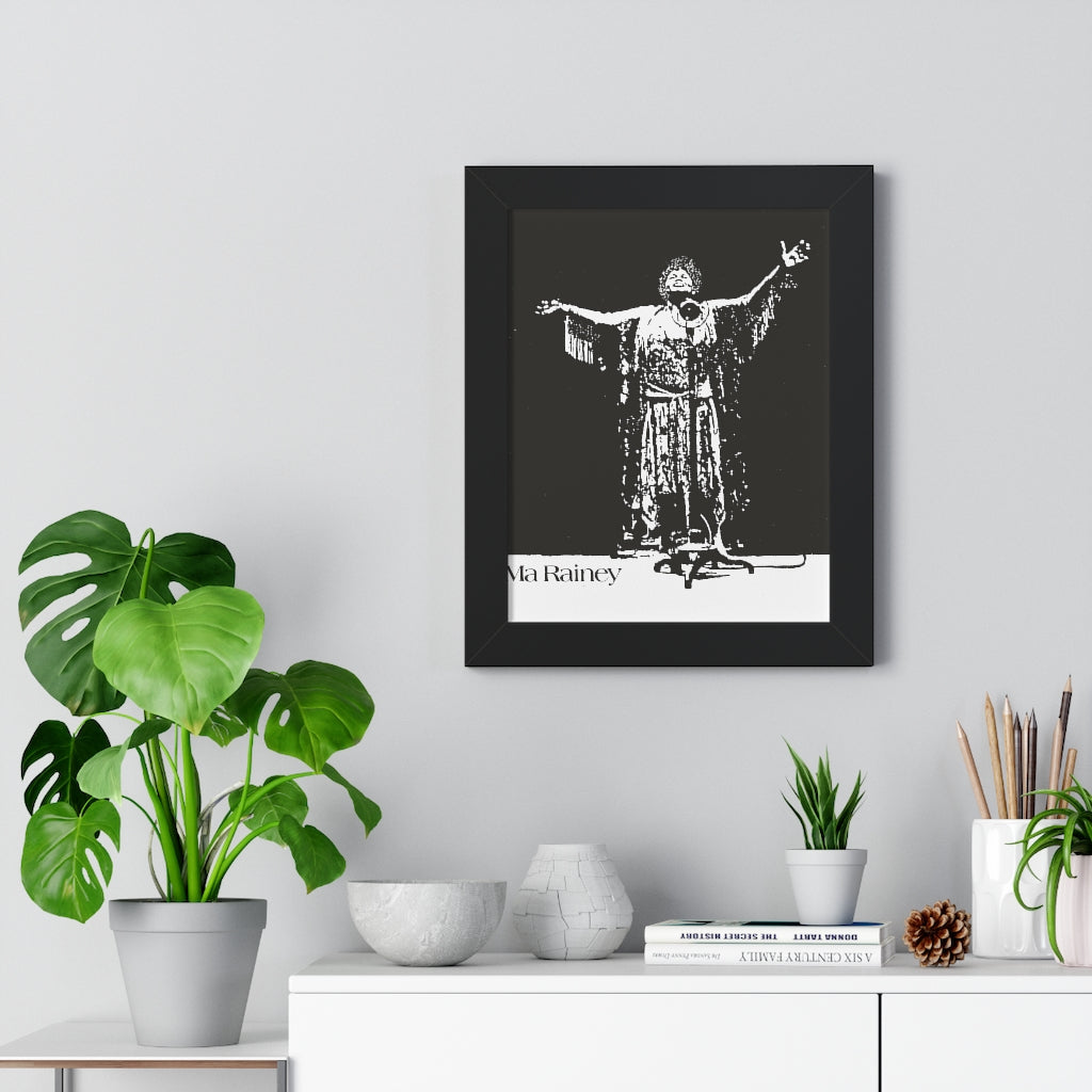 Ma Rainey - Framed Vertical Poster