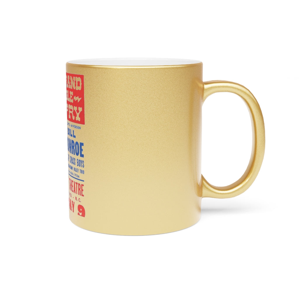 Bill Monroe - Metallic Mug (Silver or Gold)