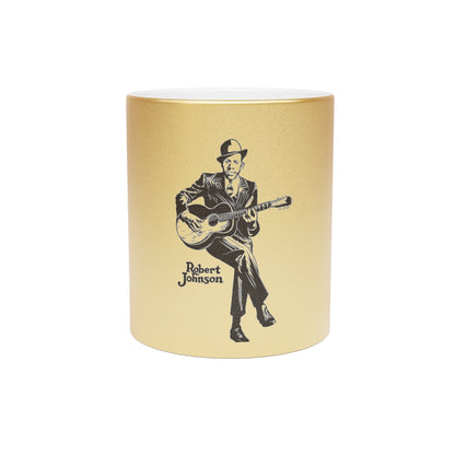 Robert Johnson - Metallic Mug (Silver or Gold)