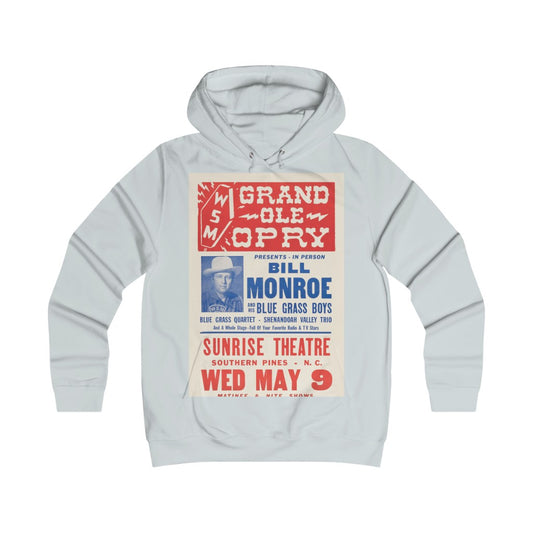 Bill Monroe - Girlie College Hoodie