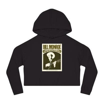 Bill Monroe - Women's Cropped Hooded Sweatshirt