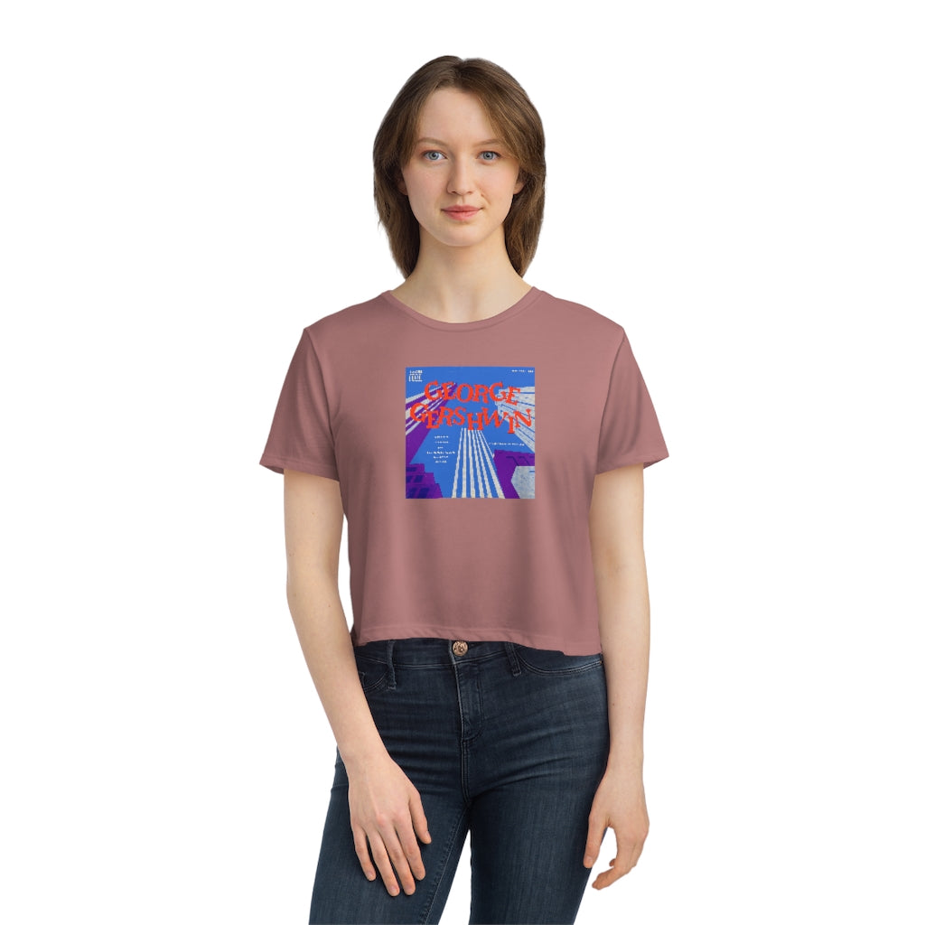 Gershwin - Women's Flowy Cropped Teeed Tee