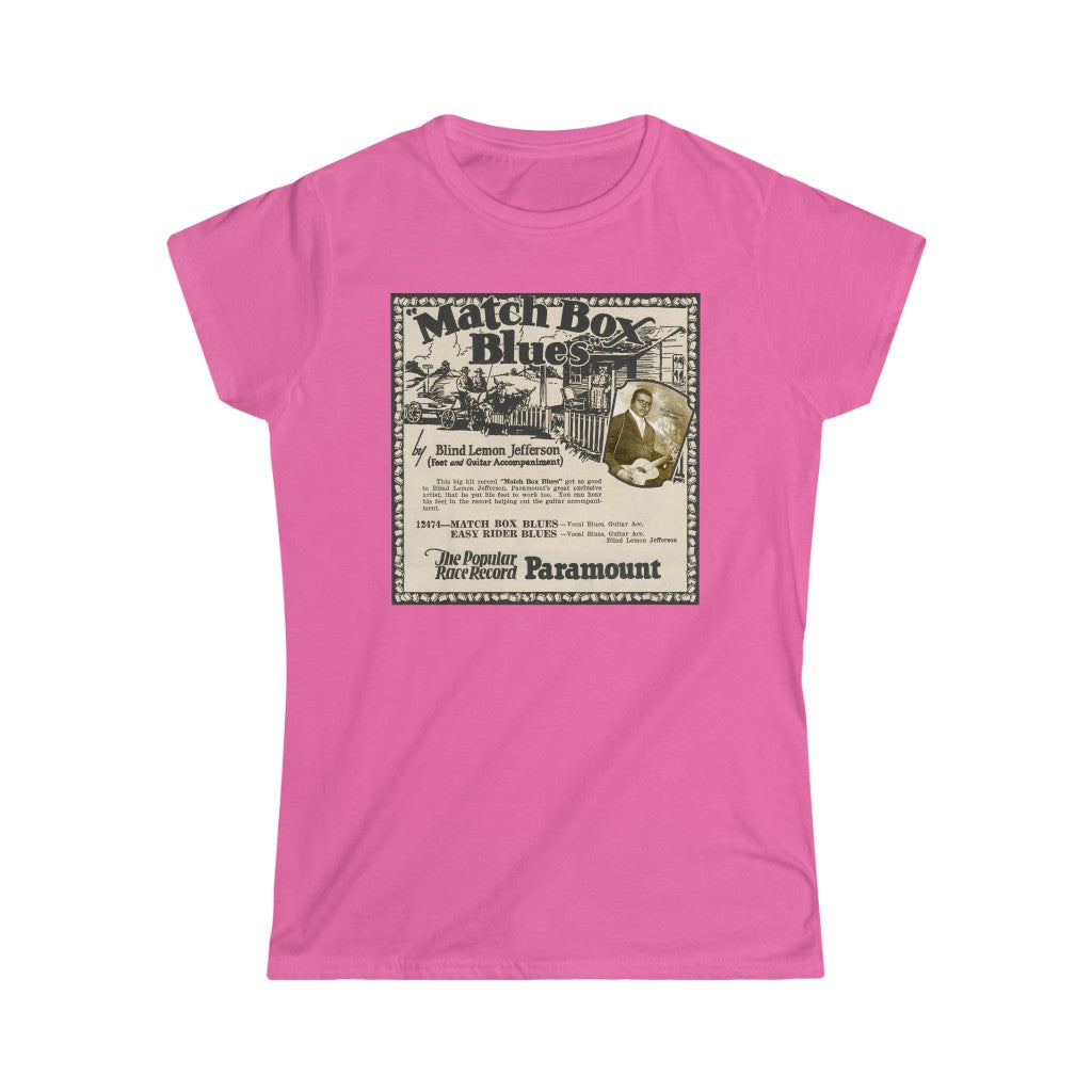 Blind Lemon Jefferson - Women's Softstyle Tee