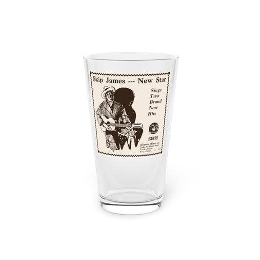 Skip James - Pint Glass, 16oz